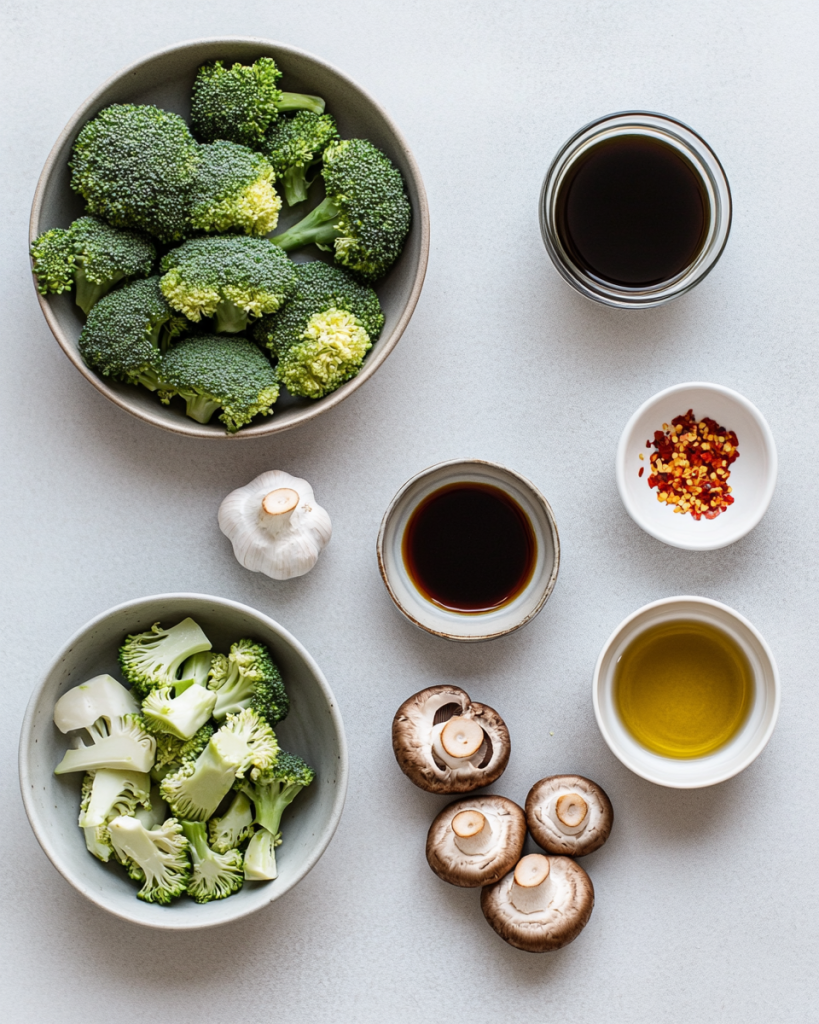 Garlic Broccoli and Mushroom Stir Fry Recipe