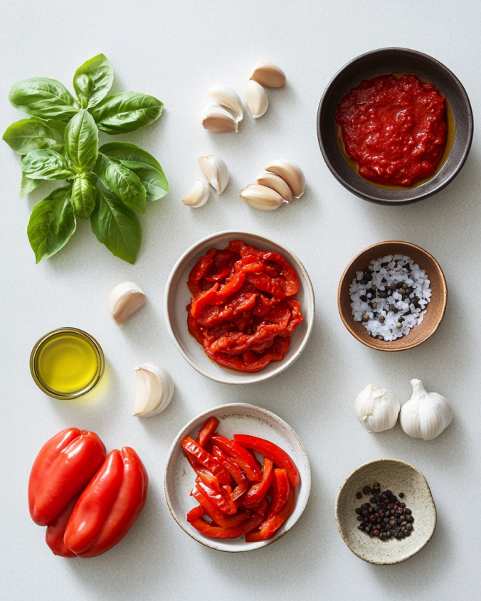 Smoky Roasted Red Pepper Tomato Sauce