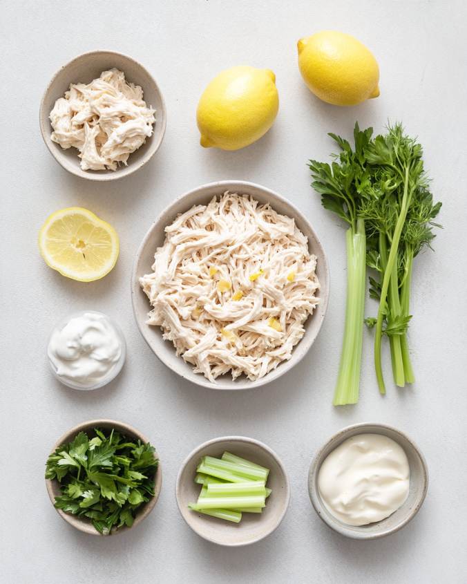 Garlic Lemon Rotisserie Chicken Salad Recipe