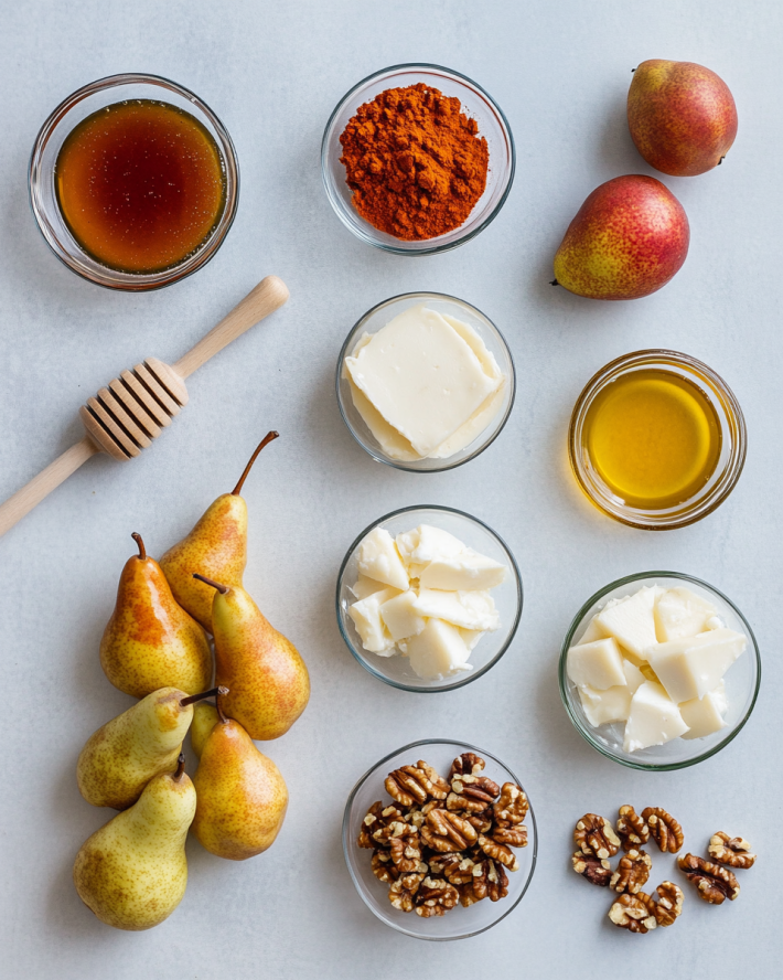 Festive Cheese and Pear Tart Recipe
