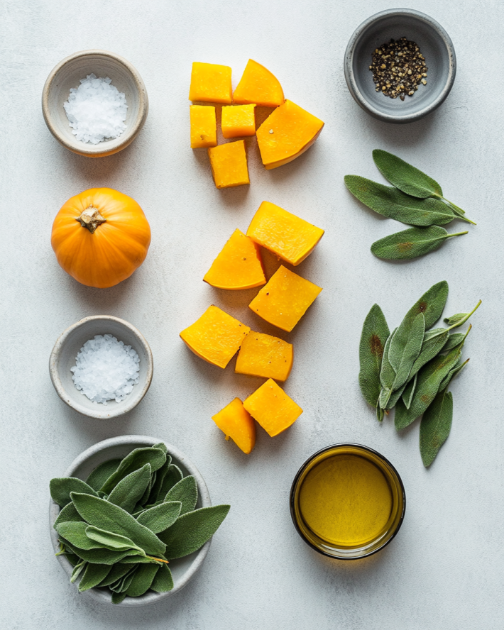 Roasted Squash Salad with Toasted Sage and Apple Cider Vinegar Recipe