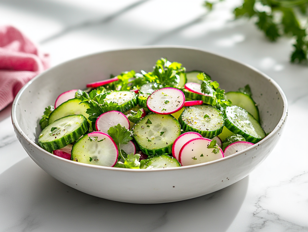 Spring Radish and Cucumber Salad Recipe