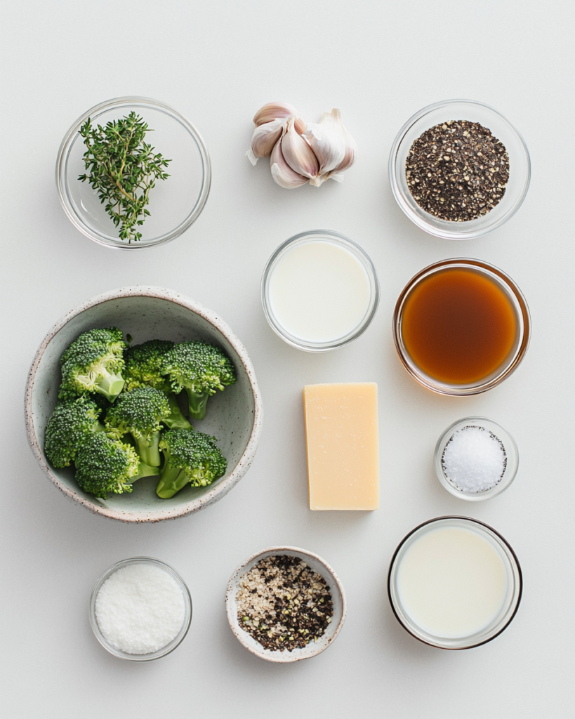 Slow Cooker Broccoli Garlic Soup Recipe