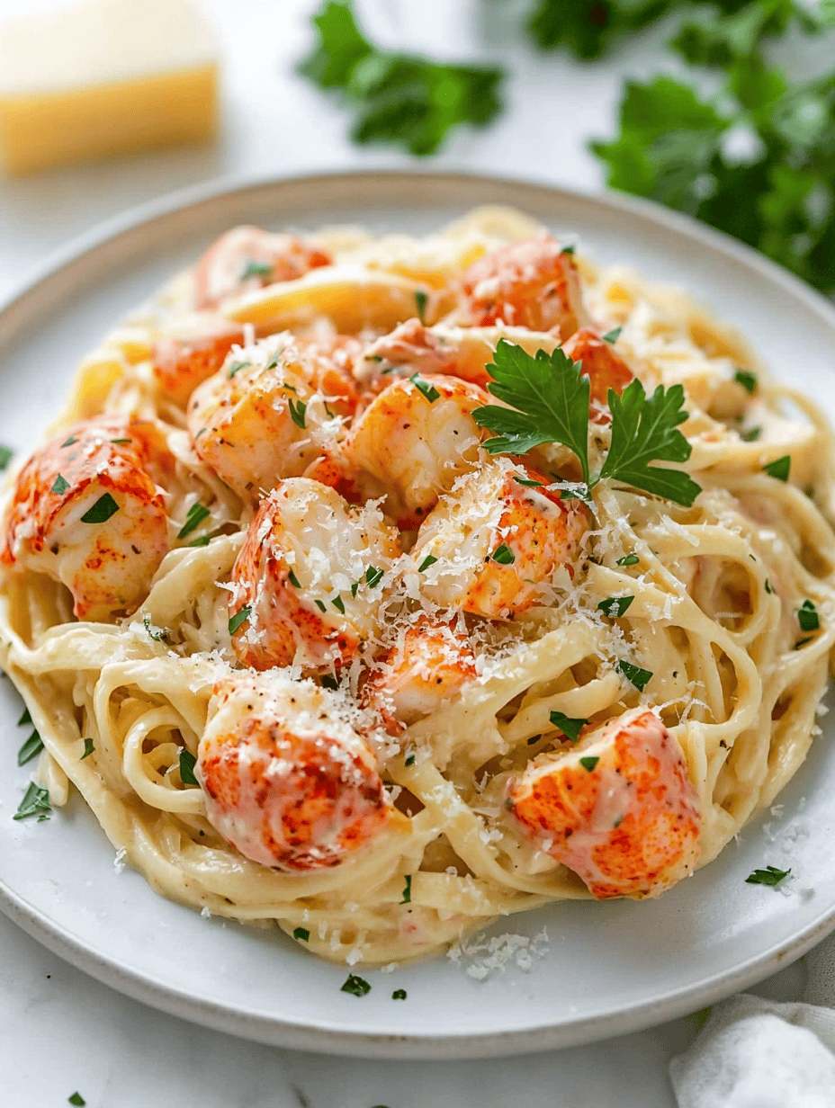 Lobster Alfredo with a Twist — the secret ingredient you never saw coming