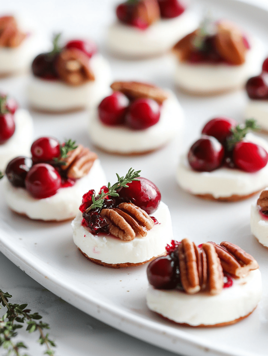 Unexpected Crunch: Cranberry Pecan Mini Goat Cheese Balls