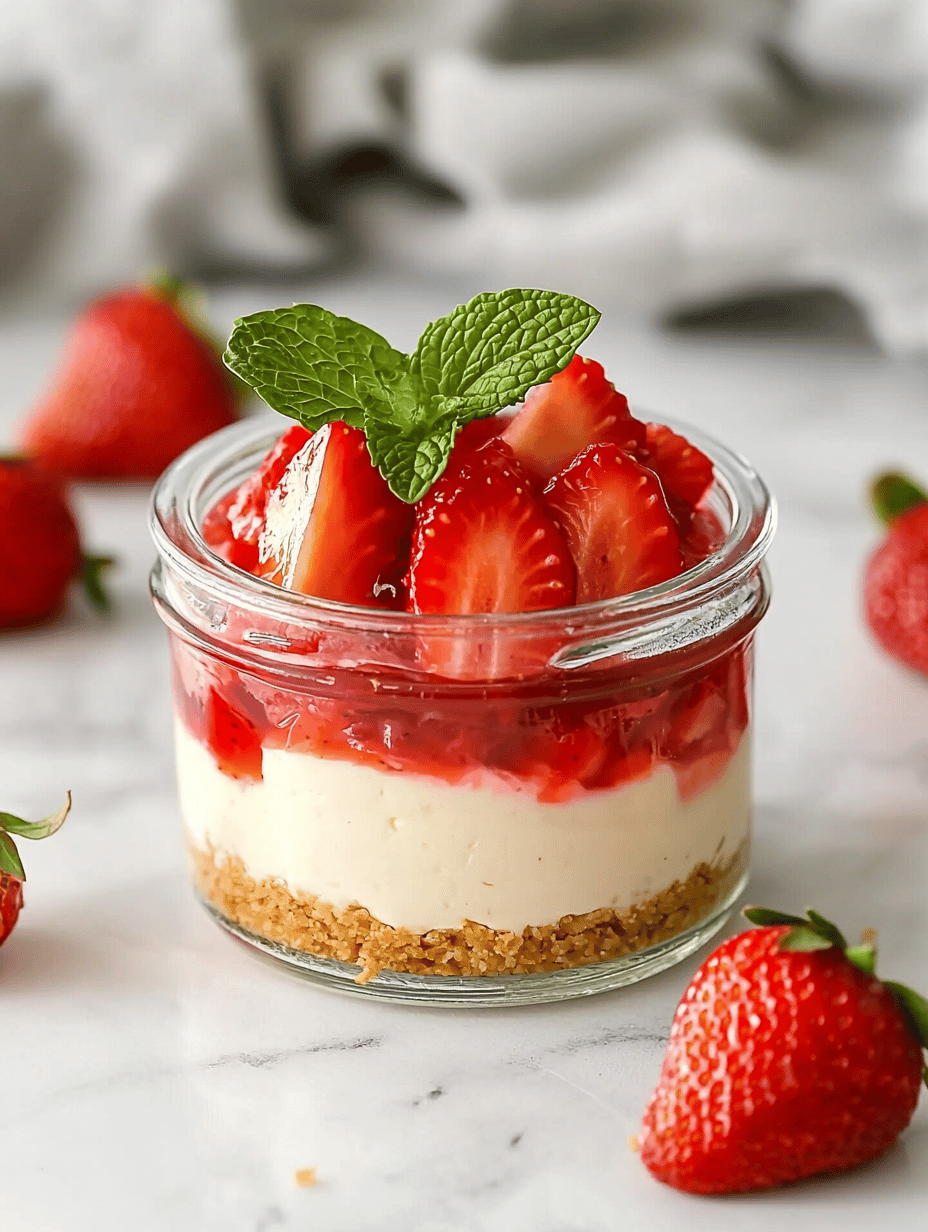 Forget the Plate: Mini Cheesecakes in Jelly Jars