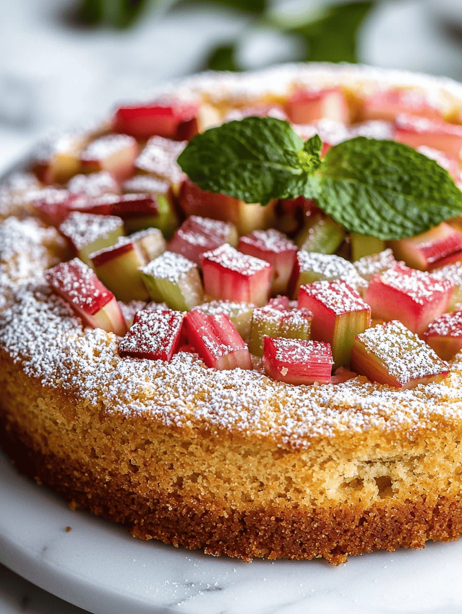 The Unexpected Magic of Rhubarb and Strawberries for Your Summer Cake