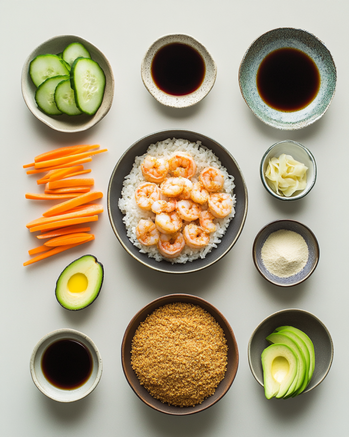 Crispy Shrimp Sushi Bowl Recipe