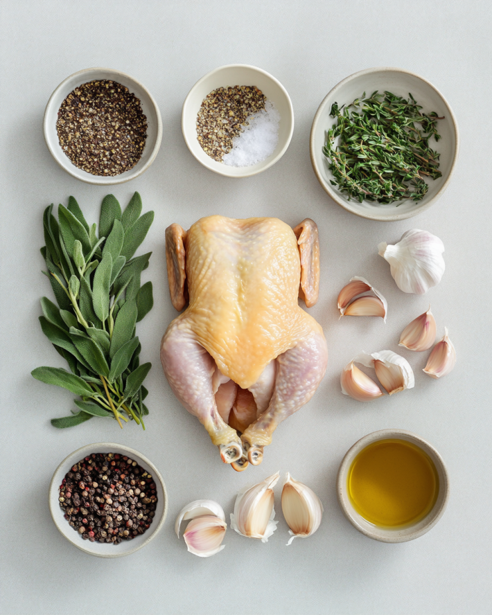 Herb-Roasted Chicken
Recipe