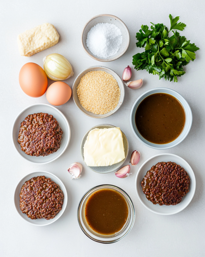 Salisbury Steak with Glossy Gravy Recipe