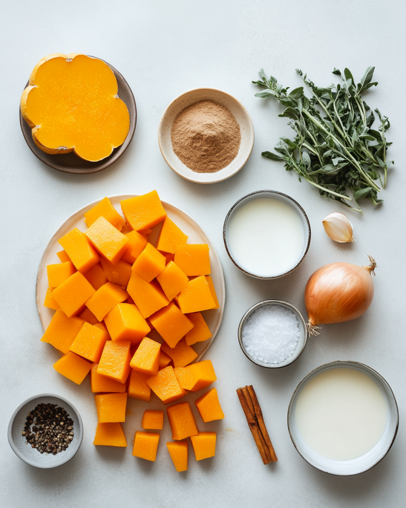 Roasted Butternut Squash Soup with Cinnamon Recipe