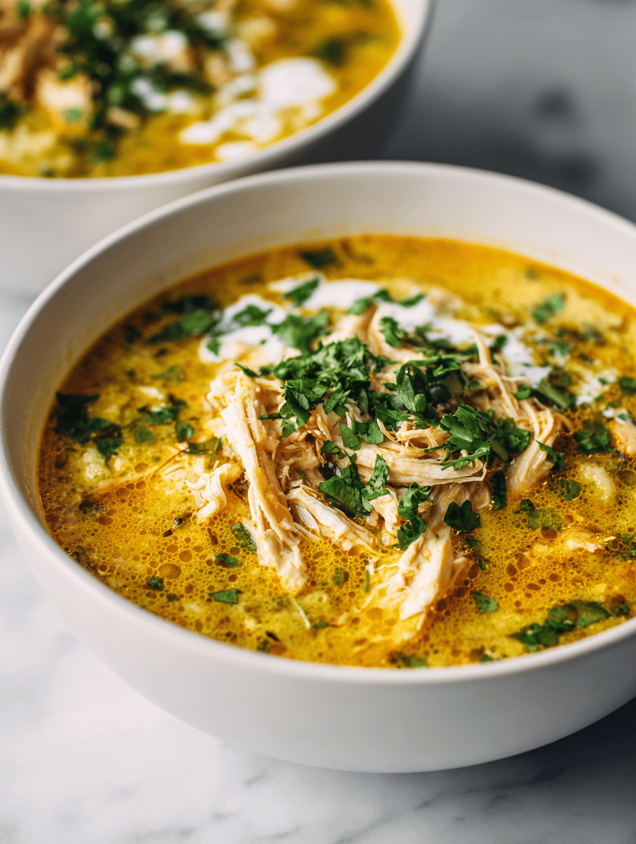 Keto Chicken and Cauliflower Soup Recipe