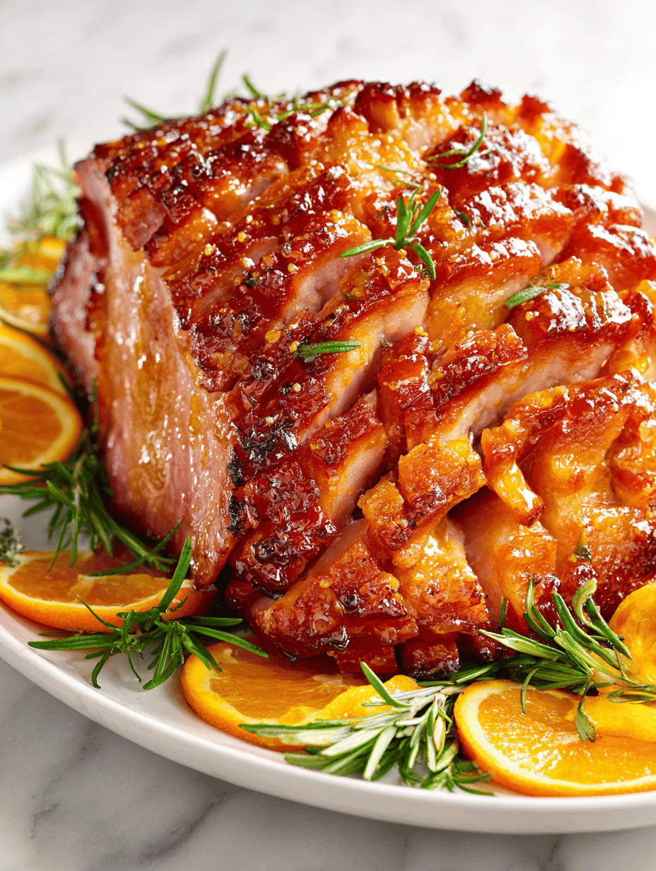 Bourbon Honey Glazed Ham Recipe