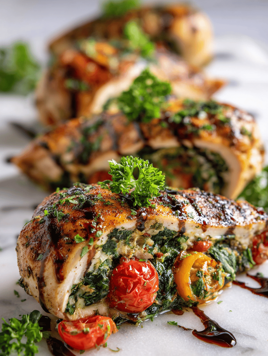 Garden-Inspired Stuffed Chicken Breasts Recipe
