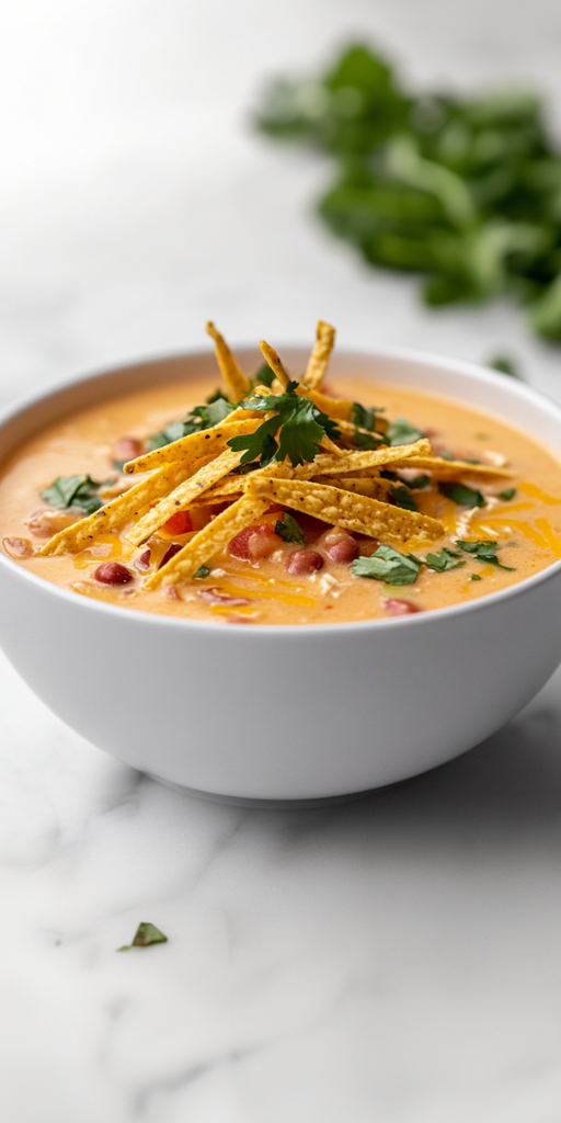 Creamy Chicken Tortilla Soup Recipe