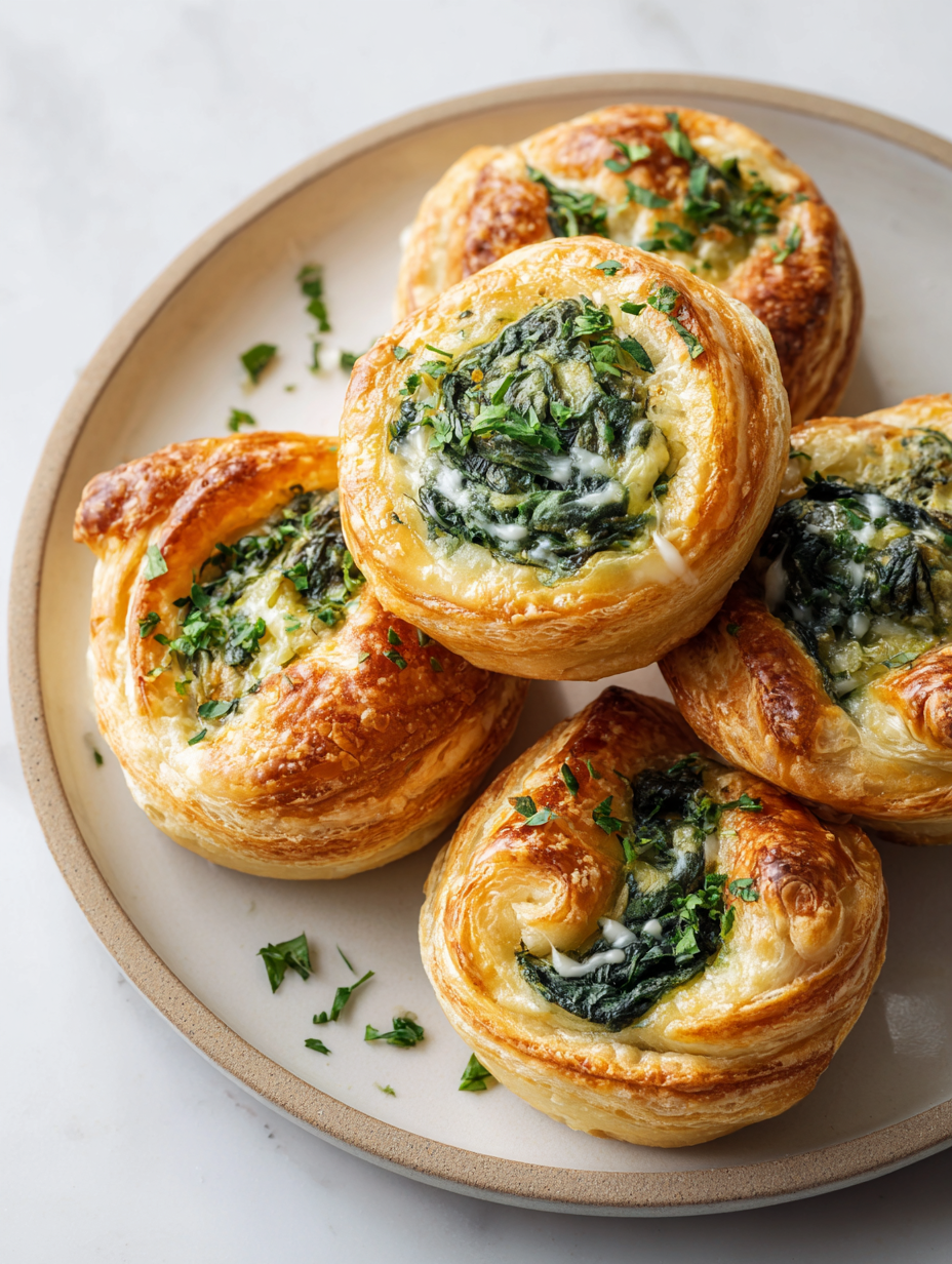 Baked Spinach Puffs Recipe