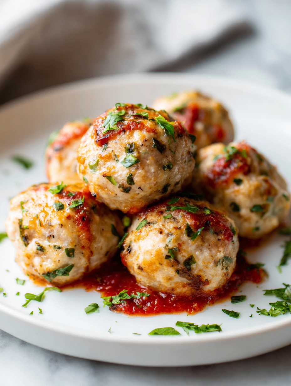 Baked Chicken Meatballs Recipe