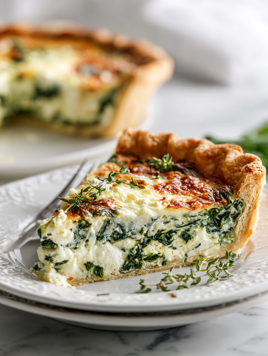 Spinach And Cheese Quiche Recipe