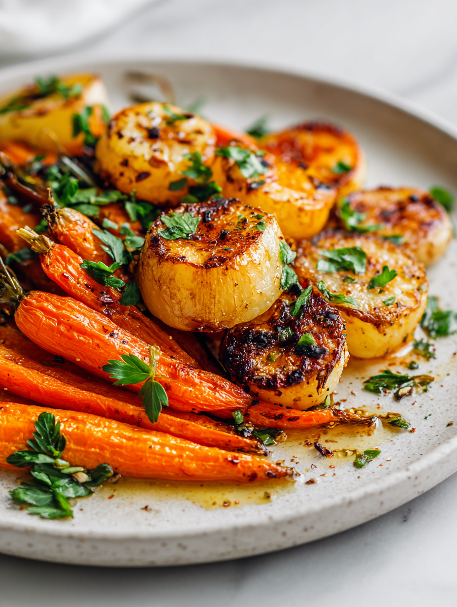 Roasted Radishes And Carrots Recipe